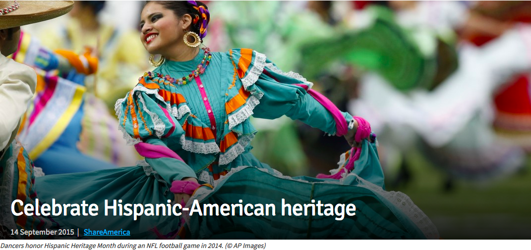 Learn more about Hispanic Heritage Month with ShareAmerica