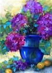 A New Hydrangea Video and Violet Horizons - Flower Paintings by Nancy Medina - Posted on Wednesday, February 11, 2015 by Nancy Medina