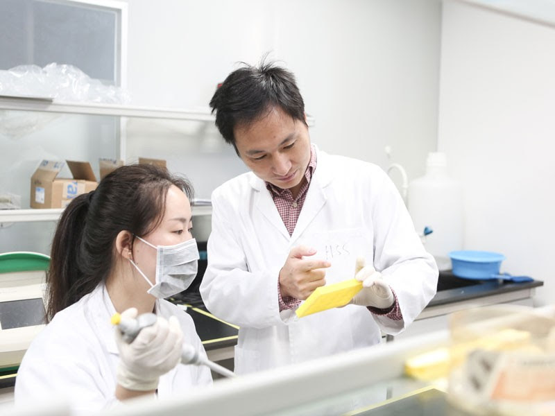 He Jiankui And His Genetic Research Team.