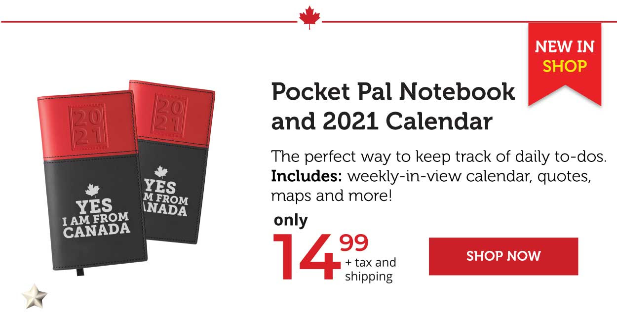 Pocket Pal Notepad and 2021 Calendar