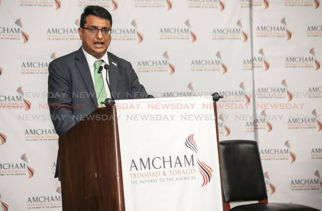 Amcham TT CEO Nirad Tewarie. Photo by Jeff K Mayers