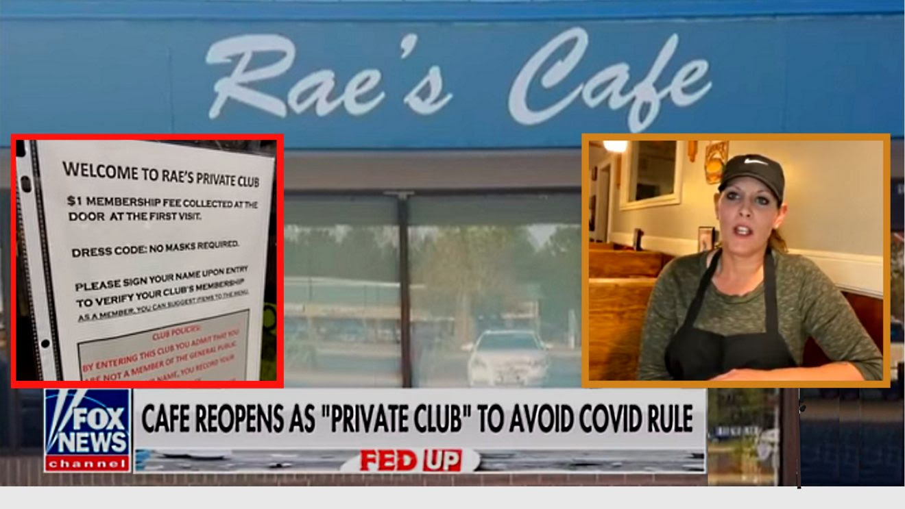 Missouri Cafe Reopens as Private Members Club to Avoid Mask Mandate Raes-1320x743