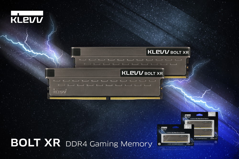 Enable images or just imagine how amazing the KLEVV BOLT XR DDR4 Gaming Memory looks like..