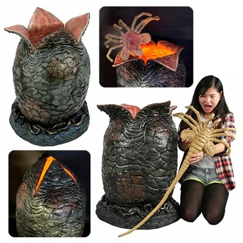 Alien Light-Up Egg and Facehugger Life-Size Foam and Latex Prop Replica