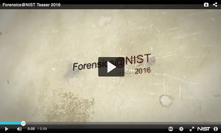 Forensics@NIST 2016 Video Teaser