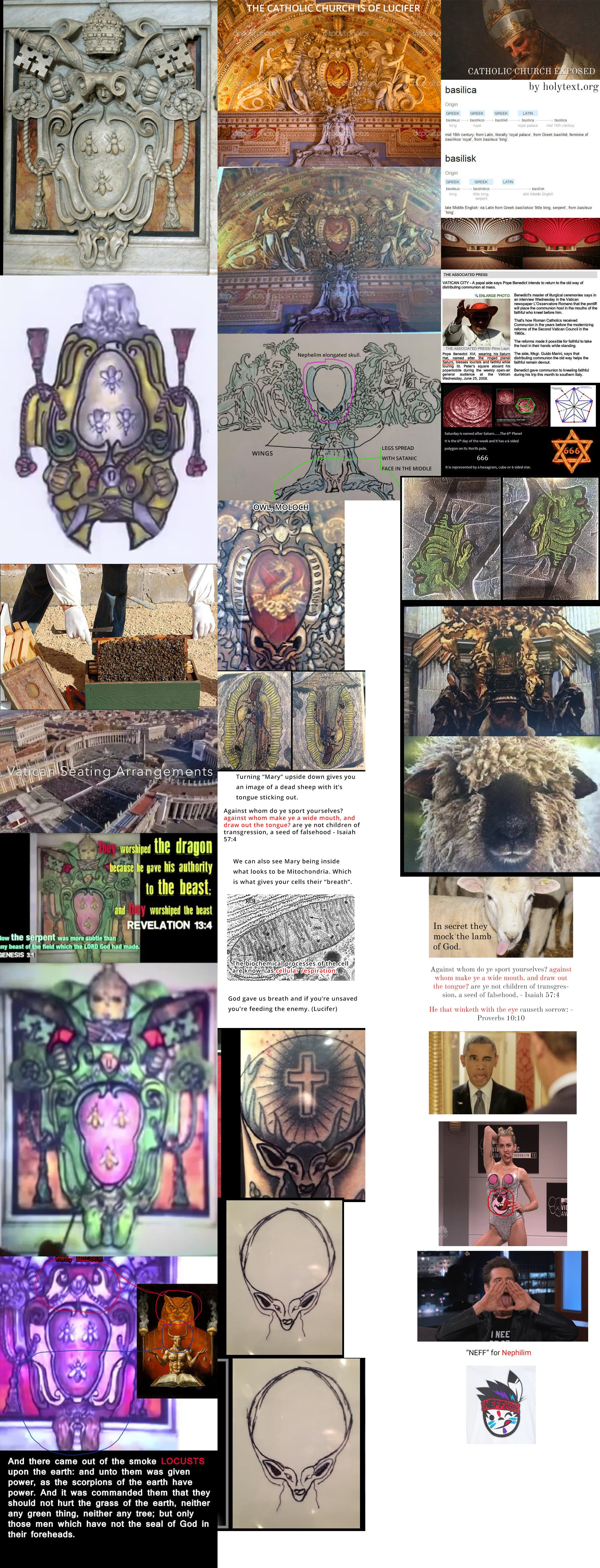 Vatican Exposed, Housing Lucifer and His Fallen Host, Nephilim, Aliens, Fallen Angels