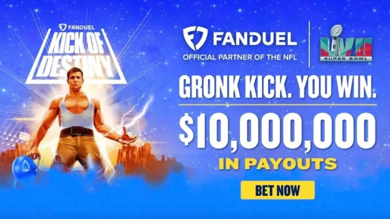 Fanduel ad for the Kick of Destiny