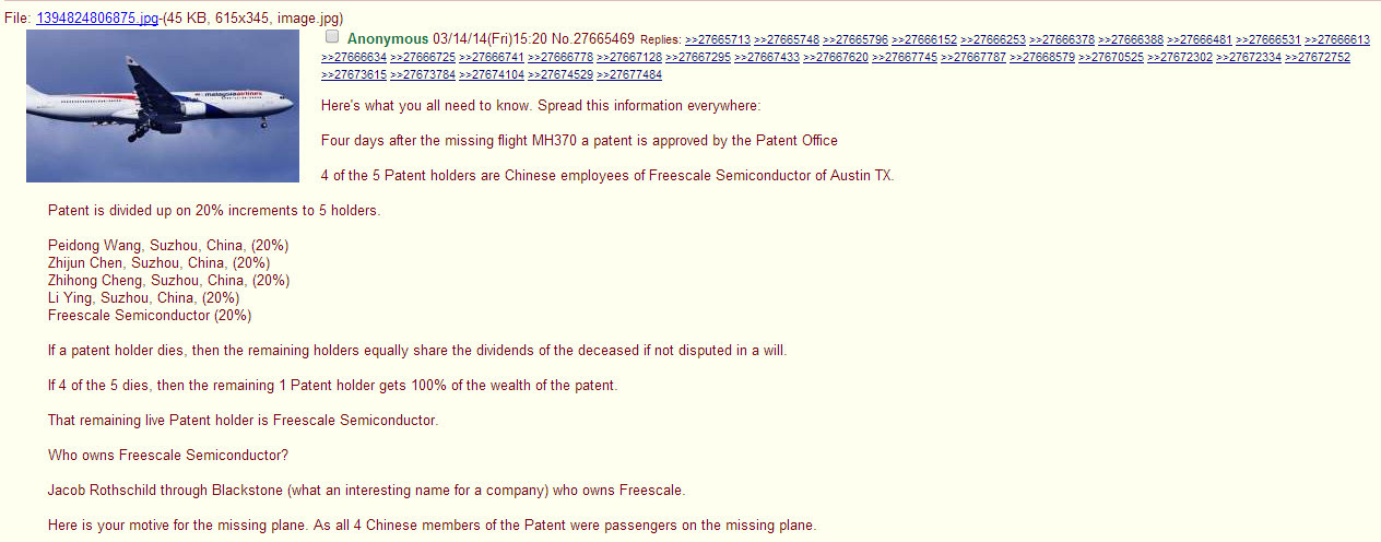 4Chan Solves The Mystery Of Missing Flight MH370