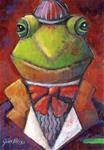 Dapper Frog #2 - Posted on Saturday, April 4, 2015 by Jim  Bliss