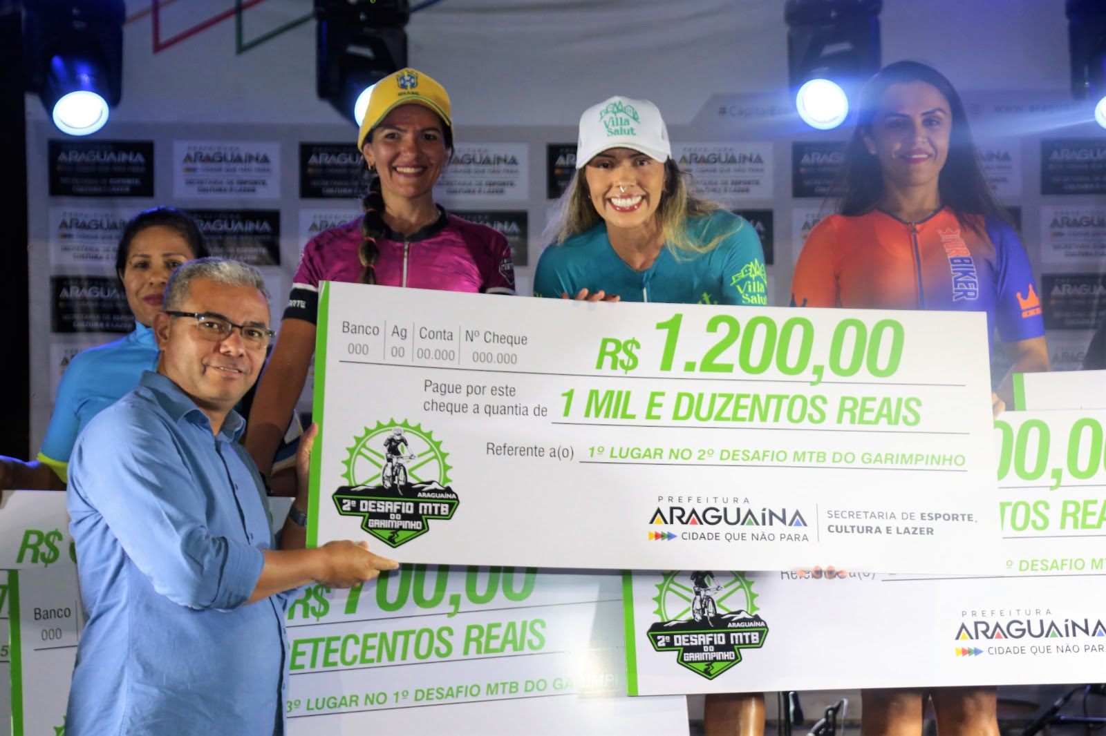 Pela segunda vez no Desafio de Mountain Bike, a empresária e atleta Wêslla Aguiar alcançou o primeiro lugar na Categoria Open Feminina