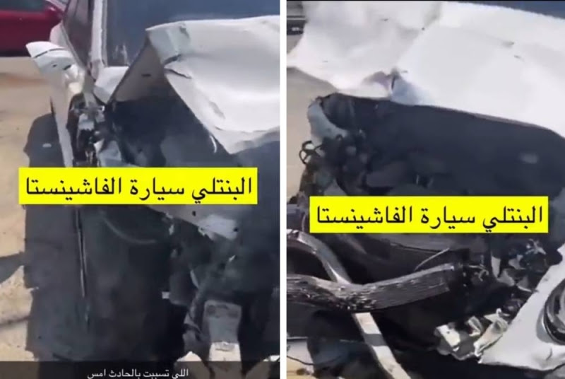 بعد الحادث المروع الذي تسبب في وفاة شخصين.. شاهد أول فيديو لسيارة مشهورة سناب الكويتية