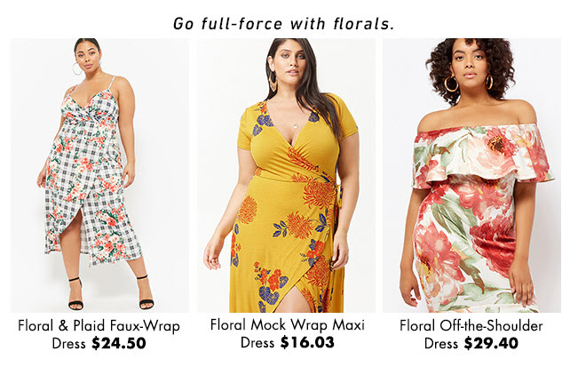 Go full force with florals