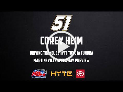 Corey Heim | Martinsville Speedway Preview