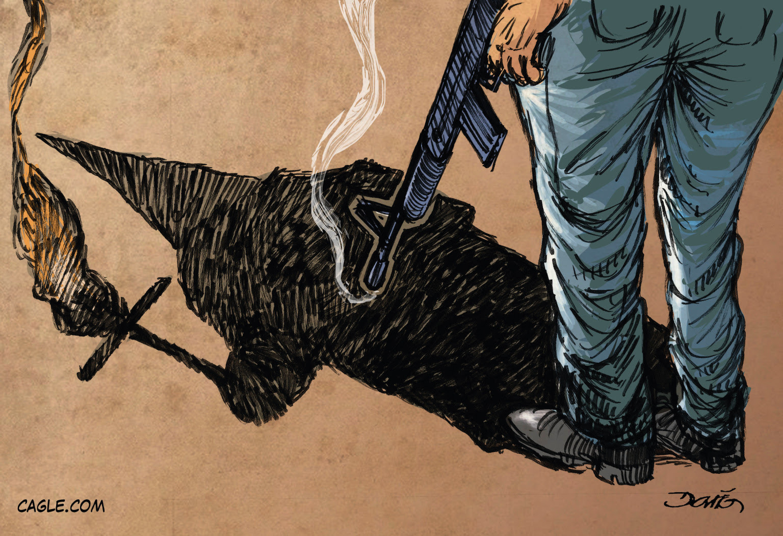 GOP inspires racist killings and mass shootings.