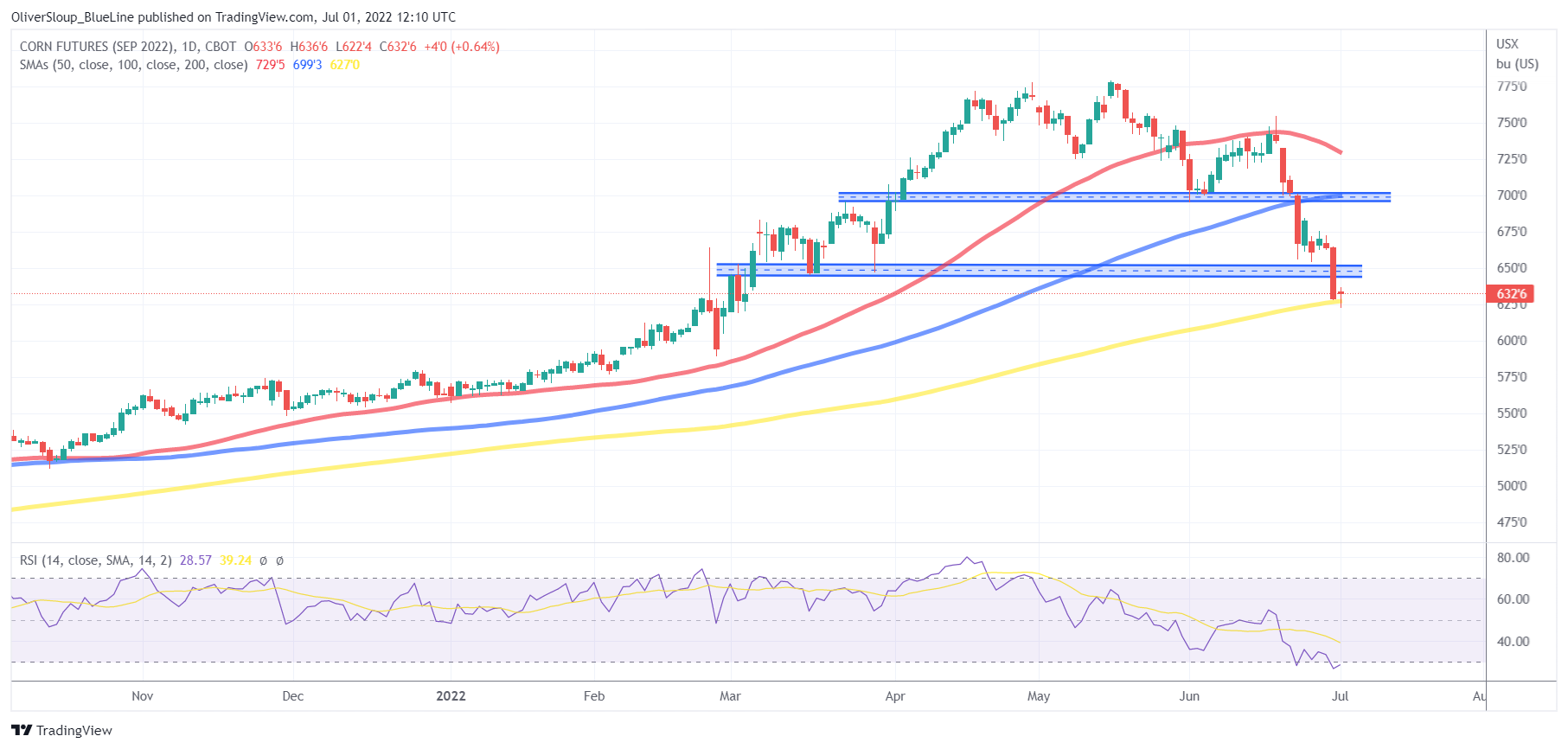 Grain Market Update: Charts, Technical Levels to Watch, and More! | AgWeb