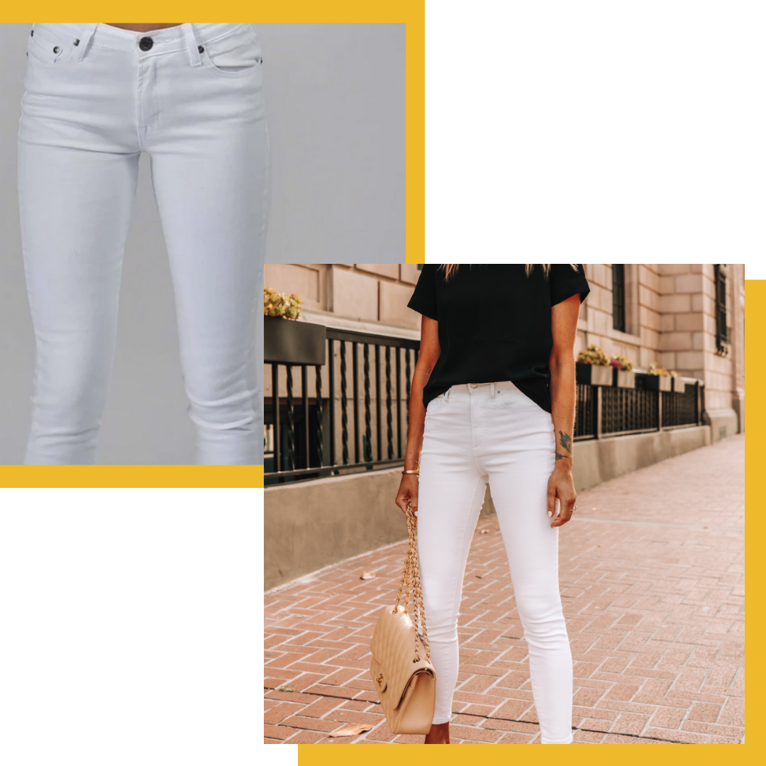 Carousel Essentials Twiggy Jean in White