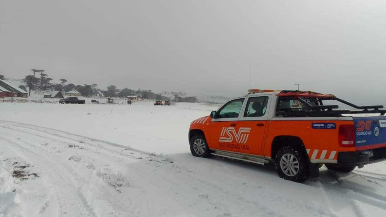 Fuertes nevadas en Neuquén