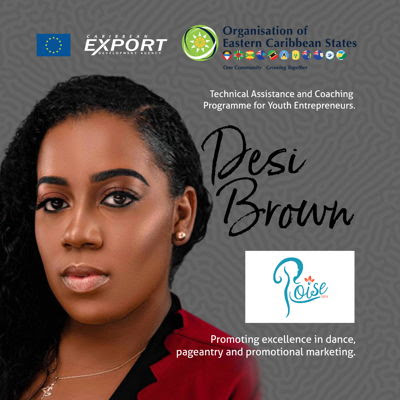 Desi Brown, beneficiary of the OECS-Caribbean Export Development Agency's Technical Assistance and Coaching Programme