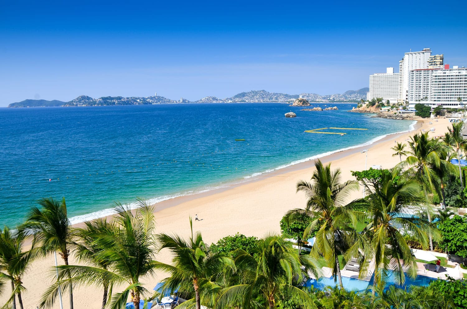 Meksika'daki Acapulco Plajı