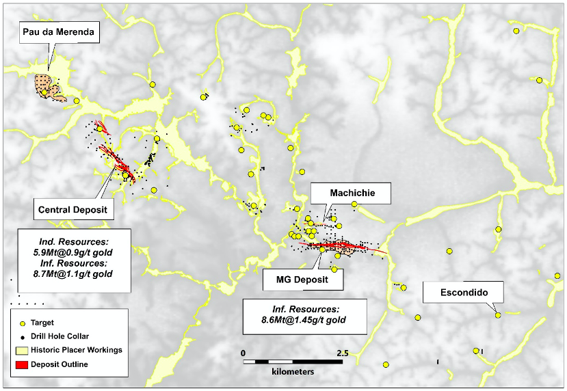 Cabral Gold location map