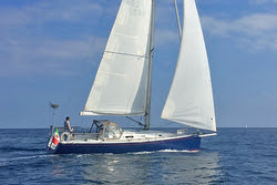 J/122 sailing off Italy