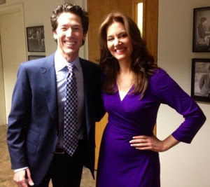 Joel Osteen and Wendy Griffith