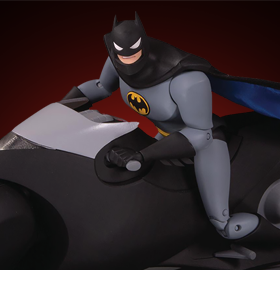 BATMAN: THE ANIMATED SERIES BATCYCLE WITH BATMAN