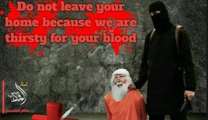 Islamic State Christmas greeting: “Do not leave your home because we are thirsty for your blood”