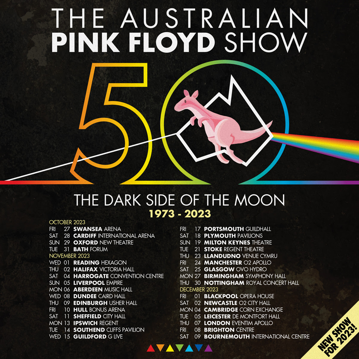 The Australian Pink Floyd Show announce The Dark Side Of The Moon 50th