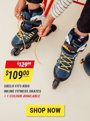  Oxelo Fit5 Kids Inline Fitness Skates