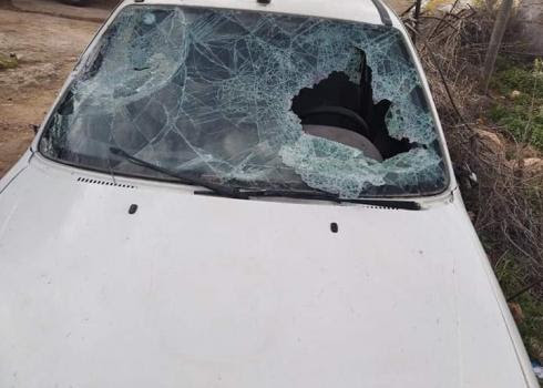 Al-Mughayir, Ramallah District, 29 March 2020: Settlers enter village groves and attack families
