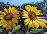 Franklin's Sunflowers - Posted on Sunday, April 5, 2015 by Donna Munsch