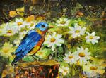 Hello Blue Bird - Posted on Wednesday, November 19, 2014 by Eileen Fong