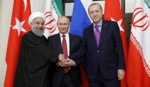 Putin quotes Qur’an in meeting with Rouhani and Erdogan: “You were enemies and He brought your hearts together”