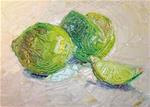 Lime Light,still life,oil on canvas,5x7,priceNFS - Posted on Friday, December 19, 2014 by Joy Olney