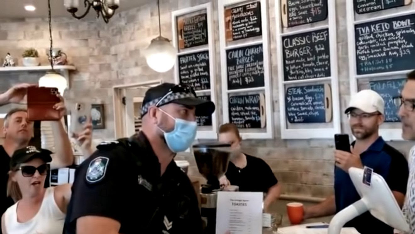 Police Ordered to GET OUT by Queensland, Australia Café Owner & Angry Locals Cafe-1320x743