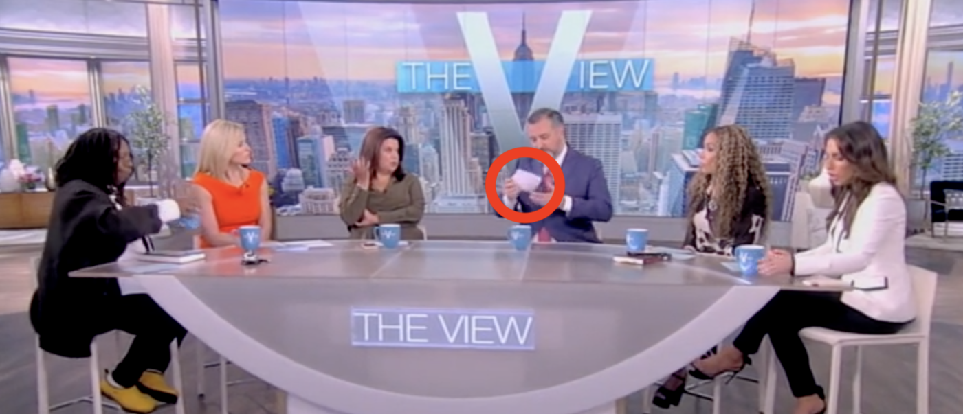 Ted Cruz Breaks Out A Cheat Sheet Live On ‘The View,’ And Navarro Can’t Handle It
