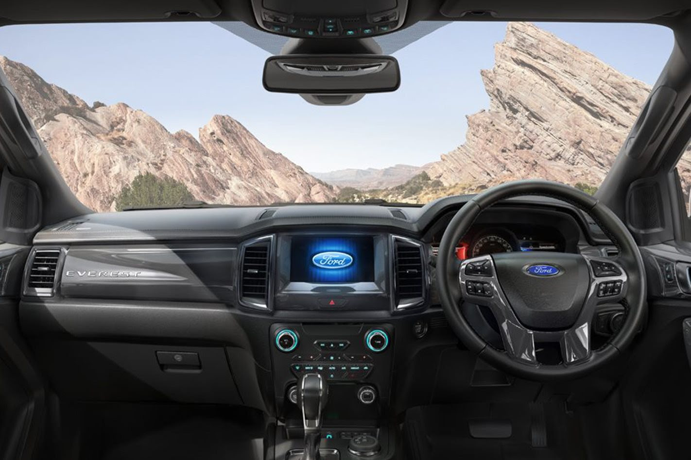 2019 Ford Everest interior