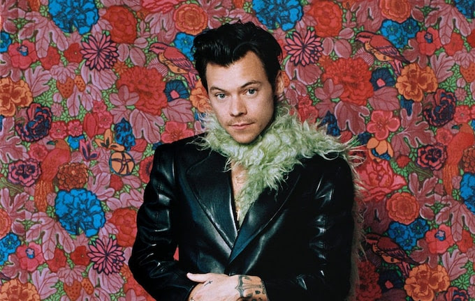 Thoroughly modern man: singer Harry Styles at the Grammys in March 2021