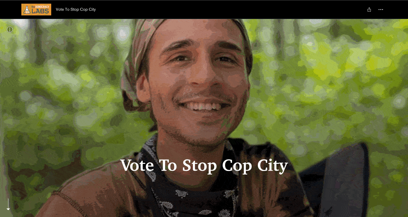 Vote to stop COP CITY and support the referendum campaign organizing to stop it.
