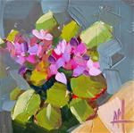 African Violets Painting - Posted on Thursday, February 19, 2015 by Angela Moulton