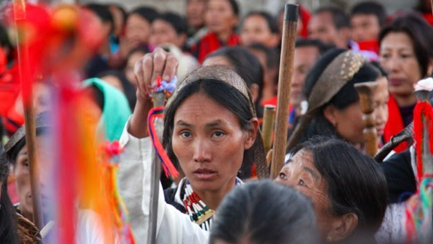 Indígenas se suman a las protestas por el derecho a la tierra en Asia. Crédito: IWGIA