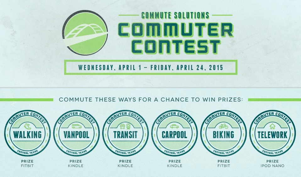 The Commuter Contest runs through April 24th.