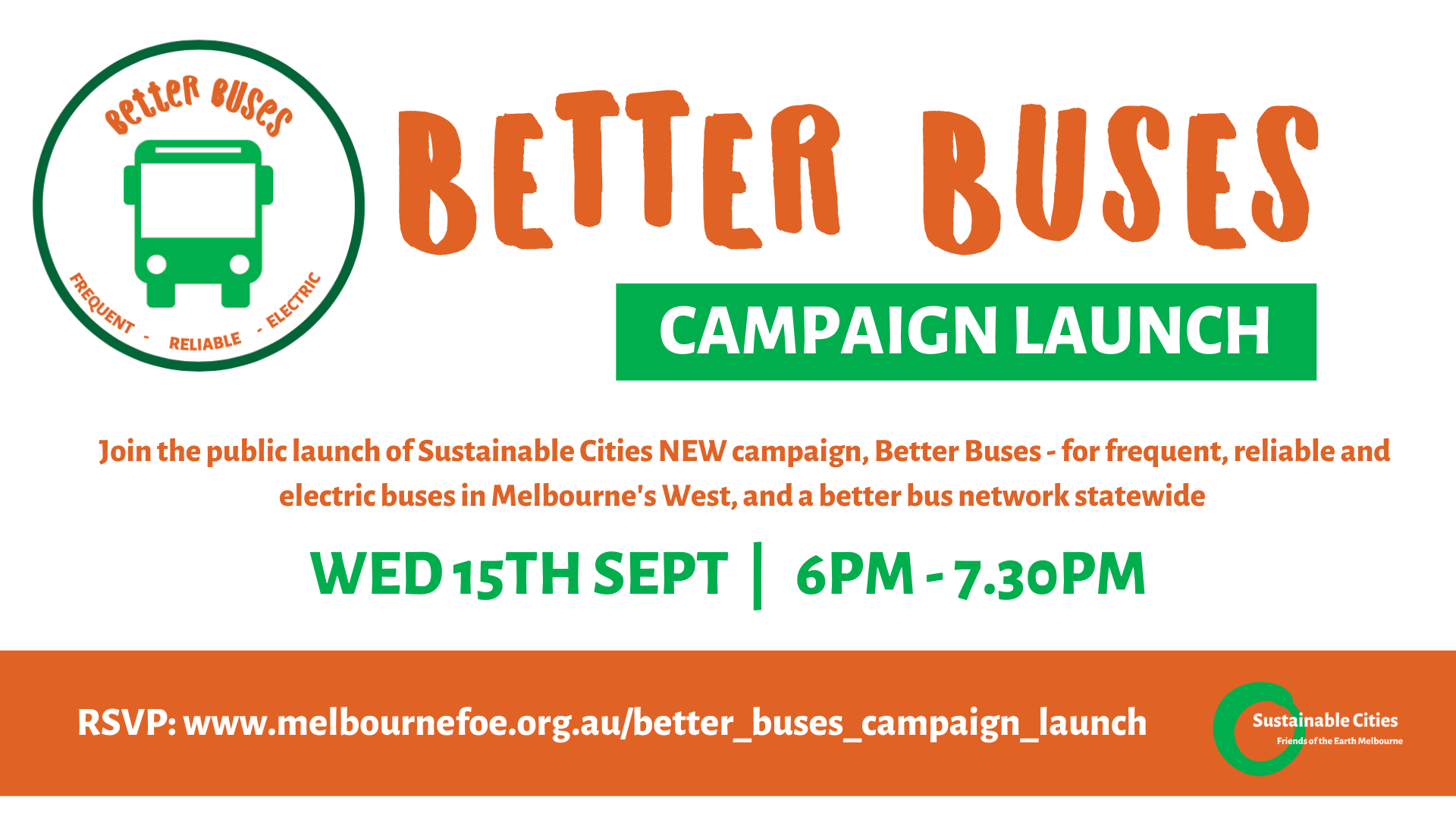 FoE Melb Better Buses campaign launch