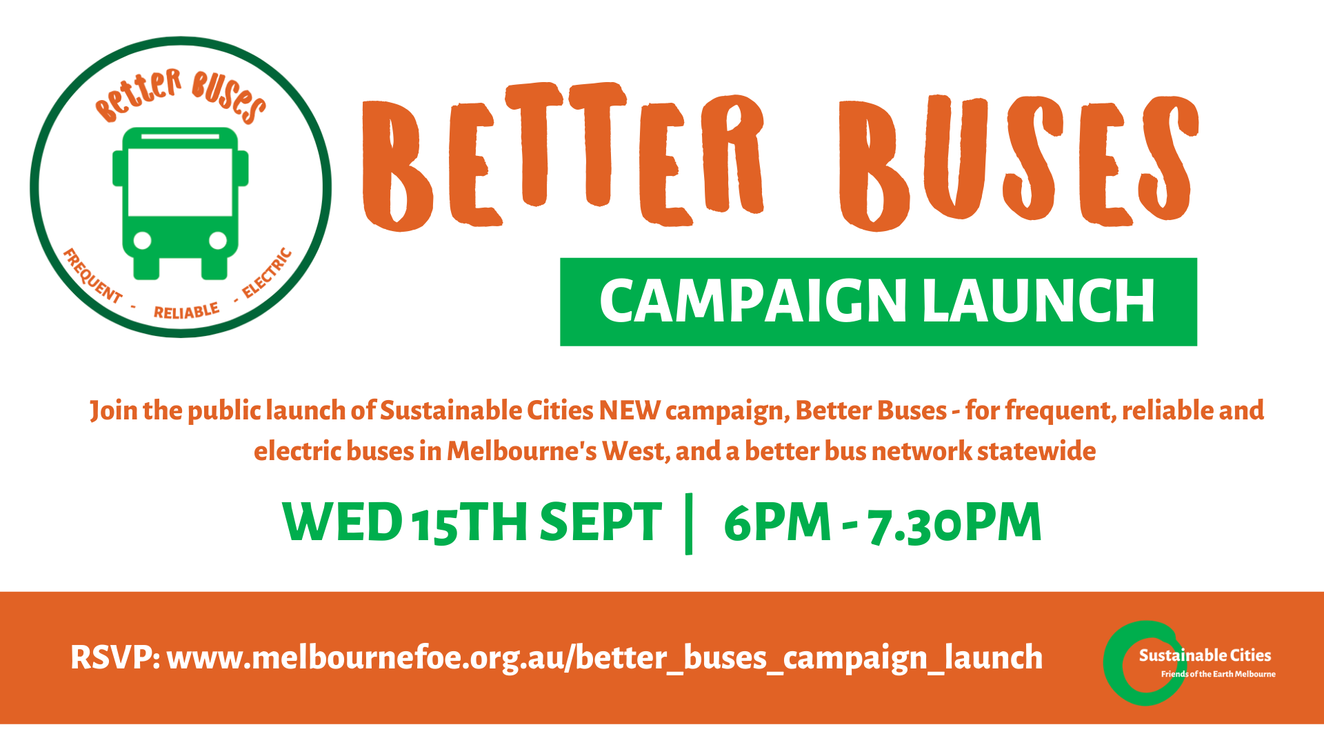 FoE Melb Better Buses
campaign launch FoE Melb Better Buses campaign launch