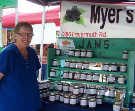 Photo by Lisa Carolin. Myer's Jam is this week's featured vendor. 