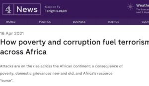UK’s Channel 4 says increased jihad activity in Africa is a consequence of poverty and lack of access to resources