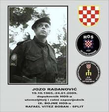 Hrvatske obrambene snage HOS - Zapovjednik IX bojne HOS "Rafael Vitez Boban",  počivao u miru. | Facebook