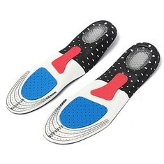 1 Par Tamanho Livre Unisex Gel Orthotic Esporte Sapato Palmilha Almofada Arch Suporte Palmilhas Inserir Almofada