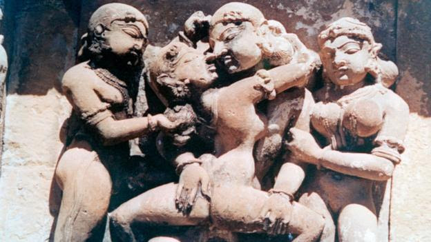 A closer inspection of the temple's sculptures (Credit: Credit: Print Collector/Getty)